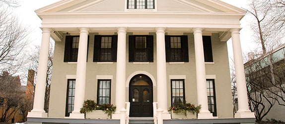 exterior of the Theodore Roosevelt Inaugural National Historic Site